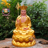 Ksitigarbha Bodhisattva Statue – 40cm High – Gold Color