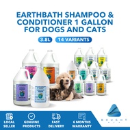 Earthbath Shampoo & Conditioner 1 Gallon for Dogs and Cats - Gentle Natural Pet Care