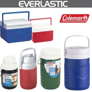 Coleman ice cold water bottle beverage cooler water bottles (1/3 , 1/2 , 1 GALLON and 5Quart Ice box)