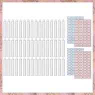 [h3w732xnj.ph] 48Pcs Empty Aluminum Paint Tubes 20 Ml for Store Remaining Paint Acrylic Oils Waterco