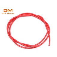 DIYMORE 14 AWG Gauge Wire Flexible Silicone Stranded Copper Cables For RC Black + Red (1M)
