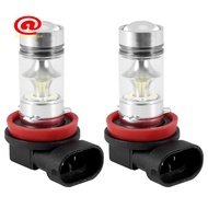 2X H8 H11 H16 6000K White 100W High Power LED Fog Light Driving Bulb DRL