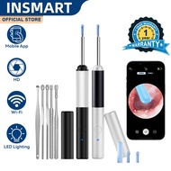 INSMART Visual Ear Pick, Earwax Removal and Cleaning Camera, 1080P Full HD Video Otoscope, Wireless 
