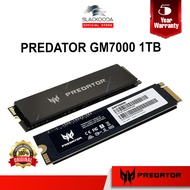 ACER Predator GM7000 PCie 4.0 M.2 SSD with Heatsink 7400MB/s 1TB