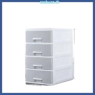 TOYOGO A4 Plastic Drawer Organizer | 4-Tier Stationery Storage Cabinet (542-4)