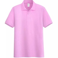PRIA Premium Quality.. Kaos polos - Polo Pink Baby shirt Men | Men's Collar polo shirt Short Sleeve | P60 Plain Uniform T-Shirt Top