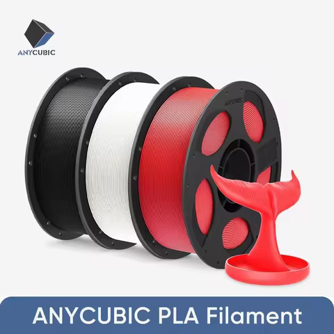ANYCUBIC 3D Printer Filament 1.75mm PLA Filament 1KG/Roll 9 Colors Neat Spool No Bubble No Plugging 