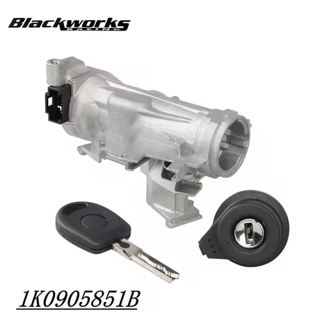 1K0905851B Ignition Starter Switch Steering Lock Cylinder&Key FOR Audi A3 8P Touran Tiguan Caddy 2K 