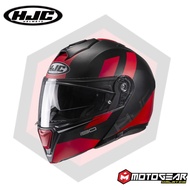 HJC I90 SYREX MC1SF BLACK RED