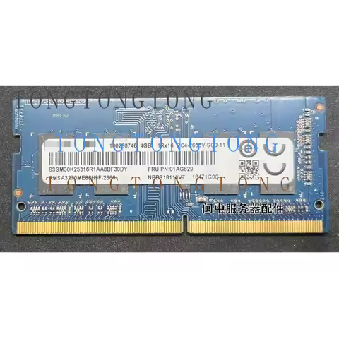 TT For Memory Technology 4G DDR4 2666 RMSA3270ME86H9F-2666 01AG829 Notebook Memory