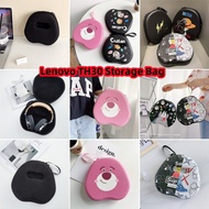 【imamura】For Lenovo TH30 Headphone Hard Case Funny Cartoons Headset Earpads EVA Casing Box