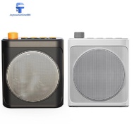 Portable Speaker Megaphone with Dual Lavalier Lapel Clip BT Microphone Portable PA System for Traini