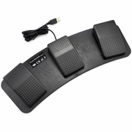 FS3-P USB Triple Foot Switch Pedal Control Keyboard Mouse 3 Pedals Simulate Any Key On Keyboard Comb