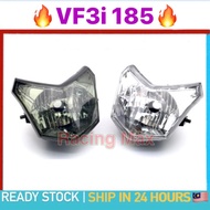 SYM VF3 i VF3i 185 185CC VF3185 VF3i185 SYM185 Front Head Lamp Clear / Tinted Lampu Besar Depan Head Light Headlamp