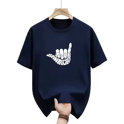 Hawaiian anime fun Maui T-shirt shirt Surfing Hawaiian Aloha's indispensable T-shirt Men's fashionab