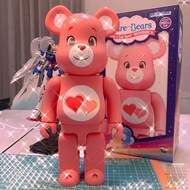400% 28cm Care Bear Series Funshine Bear Love A Lot Bear Good Luck Bear Bearbrick Action Figure Toy