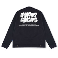 IMPACT WEARHOUSE | WORK JACKET | FLOCKING BLUDRU | TWILL COTTON | HITAM | BUBBLE