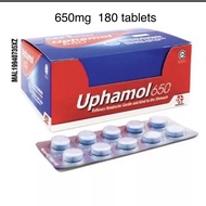 Uphamol 650mg 1 box = 180’s exp 8/2026 BUINN  Uphamol650mg (Panadol) paracetamol Uphamol650 MBIBD