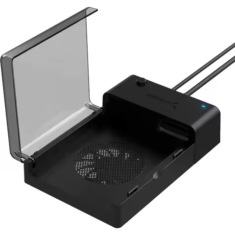 USB 3.0 to SATA External Hard Drive Docking Station with Cooling Fan and UASP Support for 2.5/3.5in 