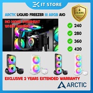 ARCTIC Liquid Freezer III ARGB AIO Water Cooler Ultra Silent RGB CPU Cooler (240/280/360/420mm)