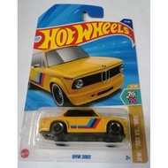 Hotwheels BMW 2002 Yellow 25F
