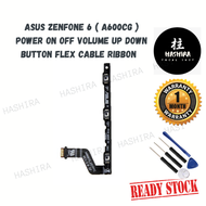 Power On Off Volume Up Down Button Flex Cable Ribbon for Asus Zenfone 6 ( A600CG ) with FREE Opening
