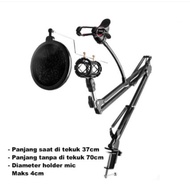 Simple Condenser Microphone Stand Package | Condenser Microphone Studio Condenser Microphone with Sh