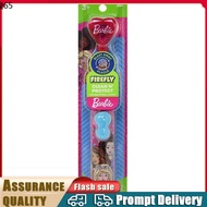 【Protect teeth】 Firefly Barbie Power Clean 'N Protect Rotary Battery Powered Toothbrush With Antibacterial Cover 3+