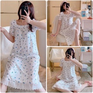 【High Quality】Ladies Pajama Dress Sexy  Cute Nightdress Pakaian Piyama Wanita Seksi  Baju Tidur Come