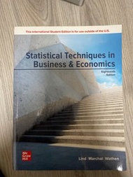 Statistical Techniques in Business &amp; Economics