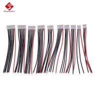 Sharprepublic 10Pc JST-XH Connector 2-6S B6 Balance Charger Silicon Cable Wire Parts