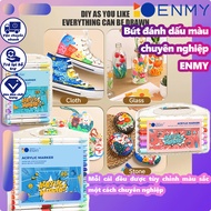 Enmy Marker Pen Set - Bright Colors, High Durability, For Artists & Artistic Lovers