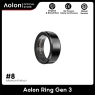 Aolon Ring Gen 3 แหวนอัจฉริยะ Health Smart Ring บันทึกข้อมูลการออกกำลังกาย การตรวจจับการนอนหลับ สีดำ