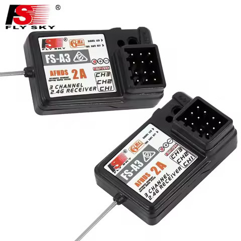 1pcs Flysky FS A3 3Channel Receiver Compatible For GT2E/GT2G/GT2F/IT4S/GT5/I4X/I6/I6X/I6S/TH9A/TM10/