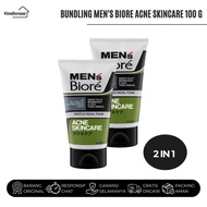 2-Piece MEN'S BIORE ACNE SKINCARE 100G Newest Savings Package