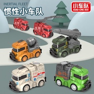 [Ready Stock] Children Inertial Engineering Vehicle Year Old Baby Excavator Boy Car Boy Mixer Truck 