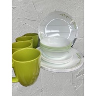 CORELLE 16-Piece Plate Set Herbs Brand Leading From Usa