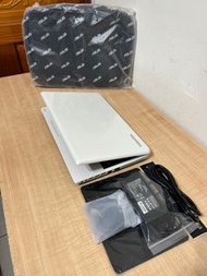 White Toshiba 4th Gen Quad Core laptop