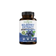 Bilberry Extract Supplement - Improves Vision Supports Retinal Health Vegetarian Capsules