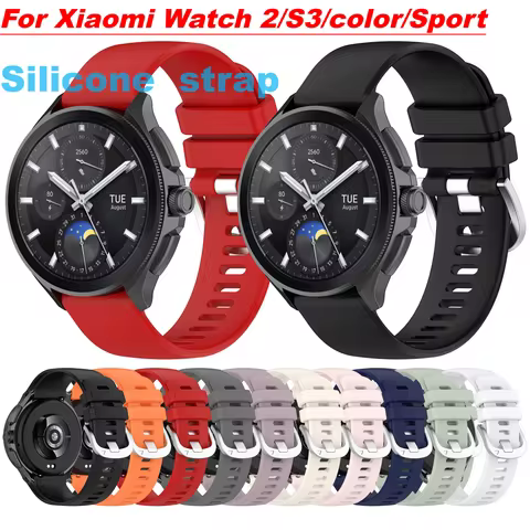 Silicone Strap for Xiaomi Watch 2/2 Pro/Watch S3/MI Watch S4/MI Watch Color2/Sport/Honor Watch 4 Pro