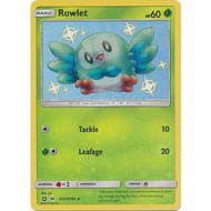 Pokemon TCG Card Rowlet SM Hidden Fates SV2/SV94 Shiny Rare