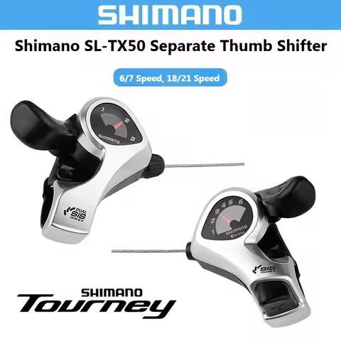 Shimano TX50 Thumb Shifter 6 Speed Right Hand Tourney MTB Mountain Folding Bike 18 Speed Optical Gea
