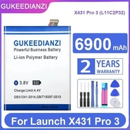 6900Mah Premium Replacement For Launch X431 Pro 3 L11C2P32 Tablet Battery Durable