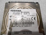 TOSHIBA 160G MK1655GSX（4）2.5吋筆電硬碟 【無壞軌、無異音】