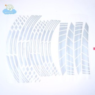 [LI] 21/18 Inch's For Reflective Motorcycle Wheel Stiers Hub Decal Rim Stripe (PVC Motorcycle Wheel 