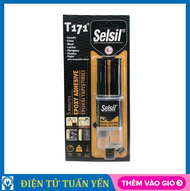 Keo AB trong đa năng Selsil T171 Epoxy Syringe 5 Min Multipurpose (24ml) - Hàng chính hãng