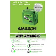 AMARON GO CAR BATTERY KERETA BATERI NS40 NS60 55D23L 95D31