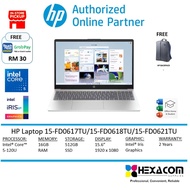 HP 15-FD0617TU / 15-FD0618TU / 15-FD0621TU LAPTOP (CORE 5-120U/8GB/512GB/INTEL UHD/ IRIS GRAPHICS/2 