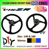 Y15ZR ENKEI  3 KAKI SPORT RIM TIGA BATANG CAST WHEEL RIM 140 160 3 KAKI Y15 Y15Z