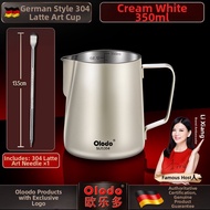 Olodo | Food-Grade 304 Stainless Steel Latte Art Pitcher Professional Milk Frothing Cup